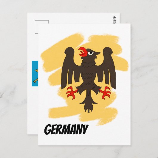 Eagle Postkarte (Vorne/Hinten)