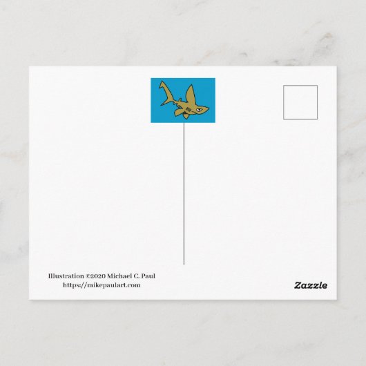 Eagle Postkarte (Rückseite)