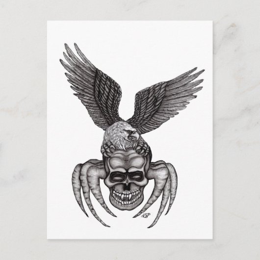 Eagle Postkarte (Vorderseite)