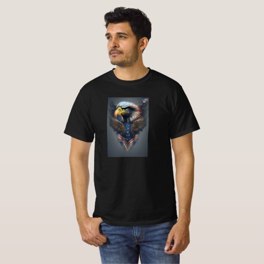 Eagle Pride Crystal Emblem Sieg T-Shirt (Vorne ganz)