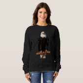 Eagle Print Animal Eagles Motif Bald Children Anim Sweatshirt (Vorne ganz)