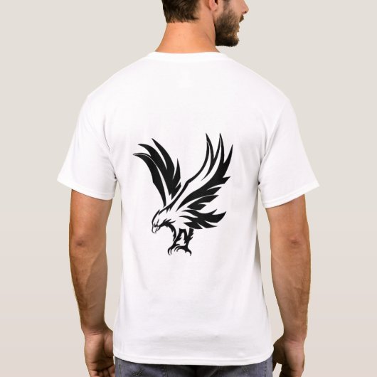 Eagle print Men's Basic T - Shirt (Rückseite)