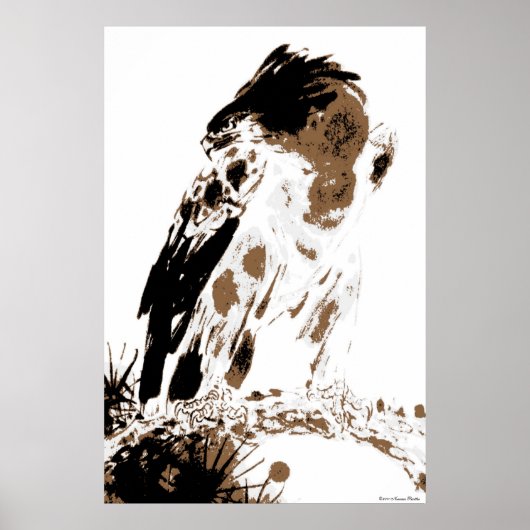 Eagle Print Poster (Vorne)