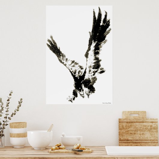 Eagle Print Poster (Küche)