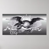 Eagle Print: Revolutionärer Krieg Poster (Vorne)