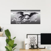 Eagle Print: Revolutionärer Krieg Poster (Heimbüro)
