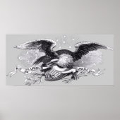 Eagle Print: Revolutionärer Krieg Poster (Vorne)