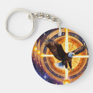 Eagle Printed Beautiful Schlüsselanhänger