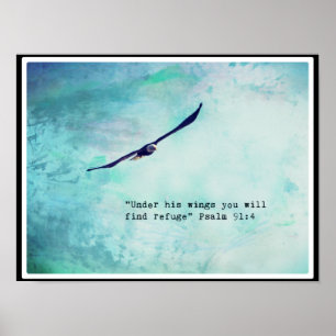 Eagle-Psalm 91 16"" Plakat X12 (Matt)