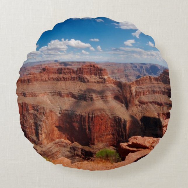 Eagle-Punkt Rundes Kissen (Vorderseite)