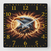 Eagle Quadratische Wanduhr (Vorderseite)