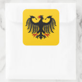 Eagle Quadratischer Aufkleber (Tasche)