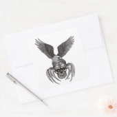 Eagle Quadratischer Aufkleber (Umschlag)