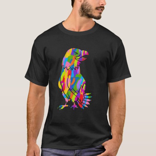 Eagle Rainbow Art T-Shirt (Vorderseite)