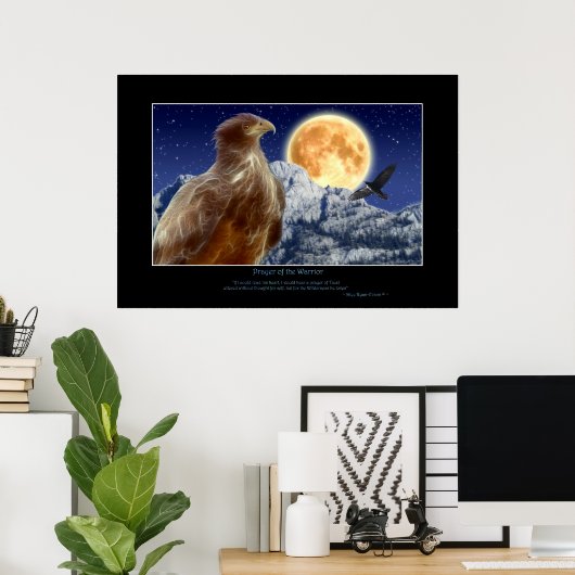 EAGLE & RAVEN Art Poster (Heimbüro)