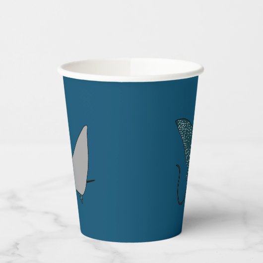 Eagle Ray Pappbecher (Links)