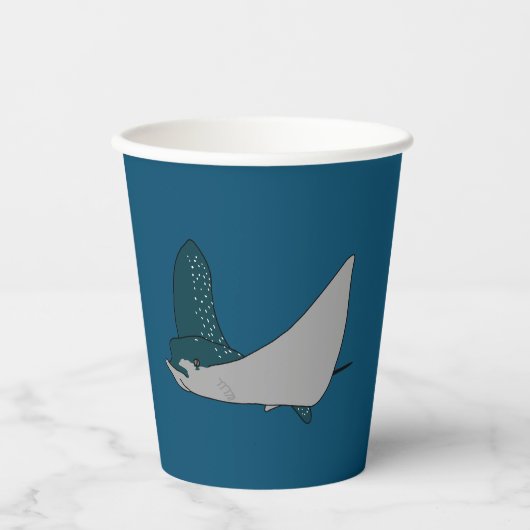 Eagle Ray Pappbecher (Vorderseite)