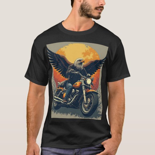 Eagle Rebel Rider T-Shirt (Vorderseite)