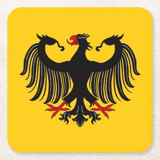 Eagle Rechteckiger Pappuntersetzer (Vorderseite)