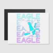 Eagle Retro Magnetkarte (Vorne/Hinten)