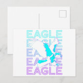 Eagle Retro Postkarte (Vorne/Hinten)