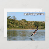 Eagle River, Wisconsin Postcard Postkarte (Vorne/Hinten)