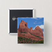 Eagle Rock I Sedona Arizona Reisefotografie Button (Vorne & Hinten)