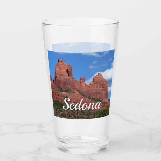Eagle Rock I Sedona Arizona Reisefotografie Glas (Vorderseite)