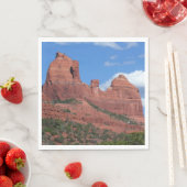 Eagle Rock I Sedona Arizona Reisefotografie Serviette (Beispiel)