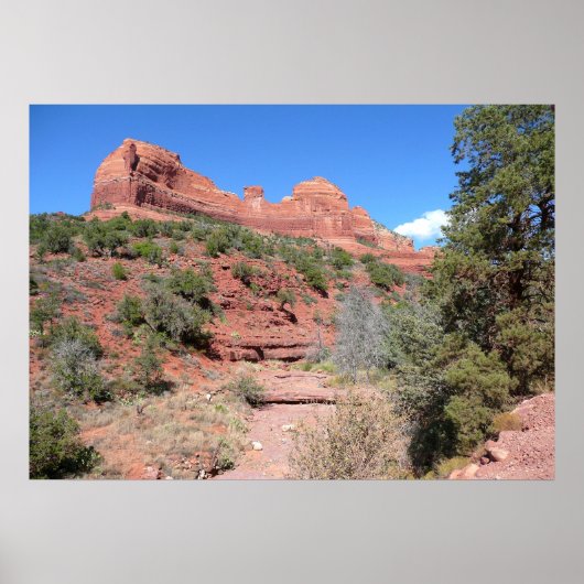 Eagle Rock II Sedona Arizona Reisefotografie Poster (Vorne)