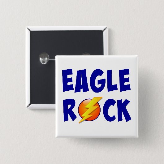 Eagle Rock Lightning Bolt Button (Vorne & Hinten)