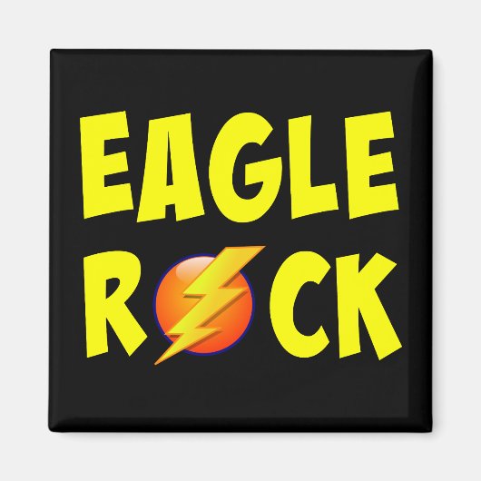 Eagle Rock Lightning Bolt Magnet (Vorne)