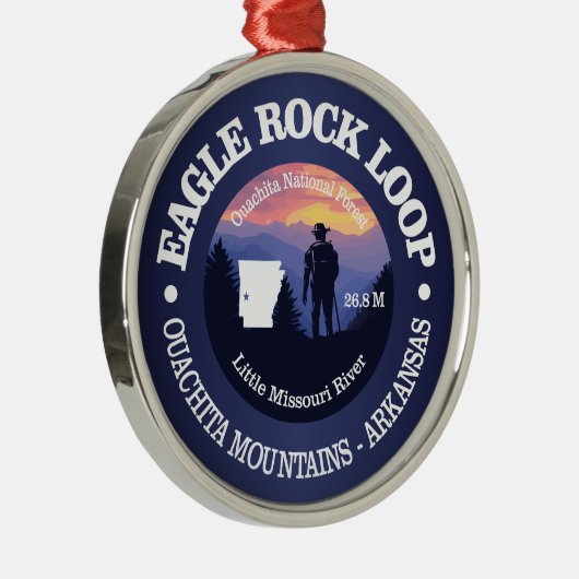 Eagle Rock Loop (rd2) Ornament Aus Metall (Rechts)