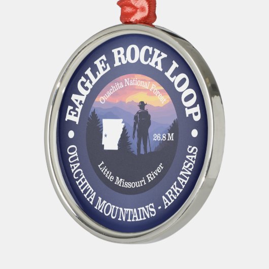 Eagle Rock Loop (rd2) Ornament Aus Metall (Links)