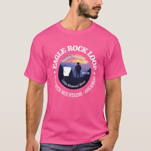 Eagle Rock Loop rd2 Übergröße T-Shirt (Vorderseite)