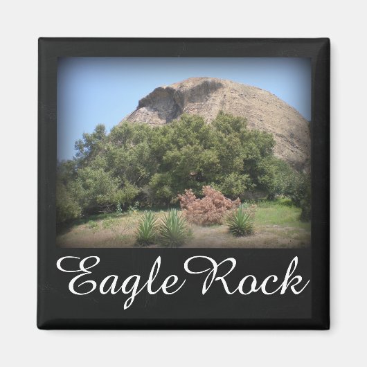 Eagle Rock Monument in Los Angeles, Kalifornien Magnet (Vorne)