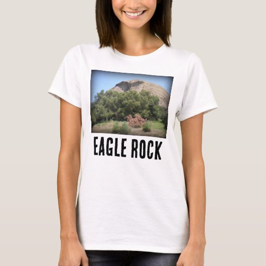 Eagle Rock Monument in Los Angeles, Kalifornien T-Shirt (Vorderseite)