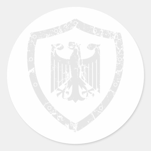 Eagle Runder Aufkleber (Vorderseite)