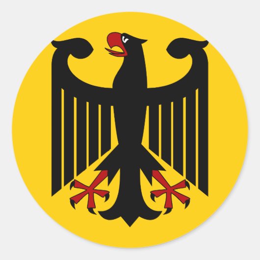 Eagle Runder Aufkleber (Vorderseite)