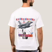 Eagle’s Freedom Flight weiß T-Shirt (Rückseite)