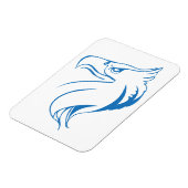 Eagle’s head magnet (Linke Seite)