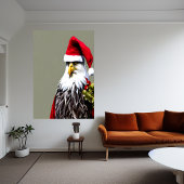 Eagle Santa Claus | AI Art Poster