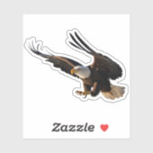 Eagle schlummernd aufkleber (Blatt)