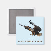 Eagle schlummernd magnet (Vorderseite/Rückseite)