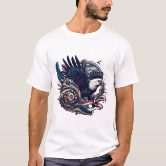 Eagle Schnecke Art Design T-Shirt