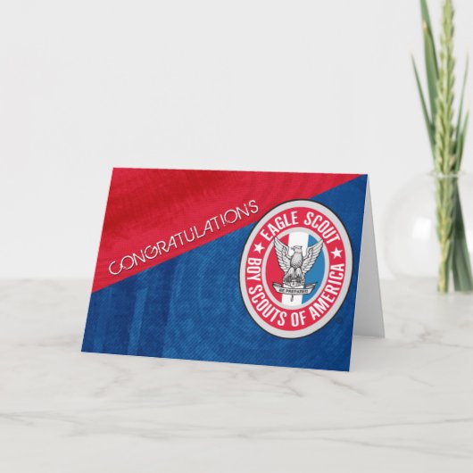 Eagle Scout Congratulation Card Karte (Vorderseite)