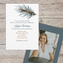 Eagle Scout, Court of Honor, Pine Needles Einladung