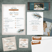 Eagle Scout, Court of Honor, Pine Needles Einladung