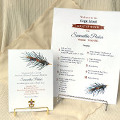 Eagle Scout, Court of Honor, Pine Needles Einladung