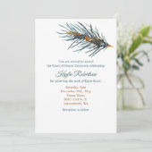 Eagle Scout, Court of Honor, Pine Needles Einladung (Stehend Vorderseite)